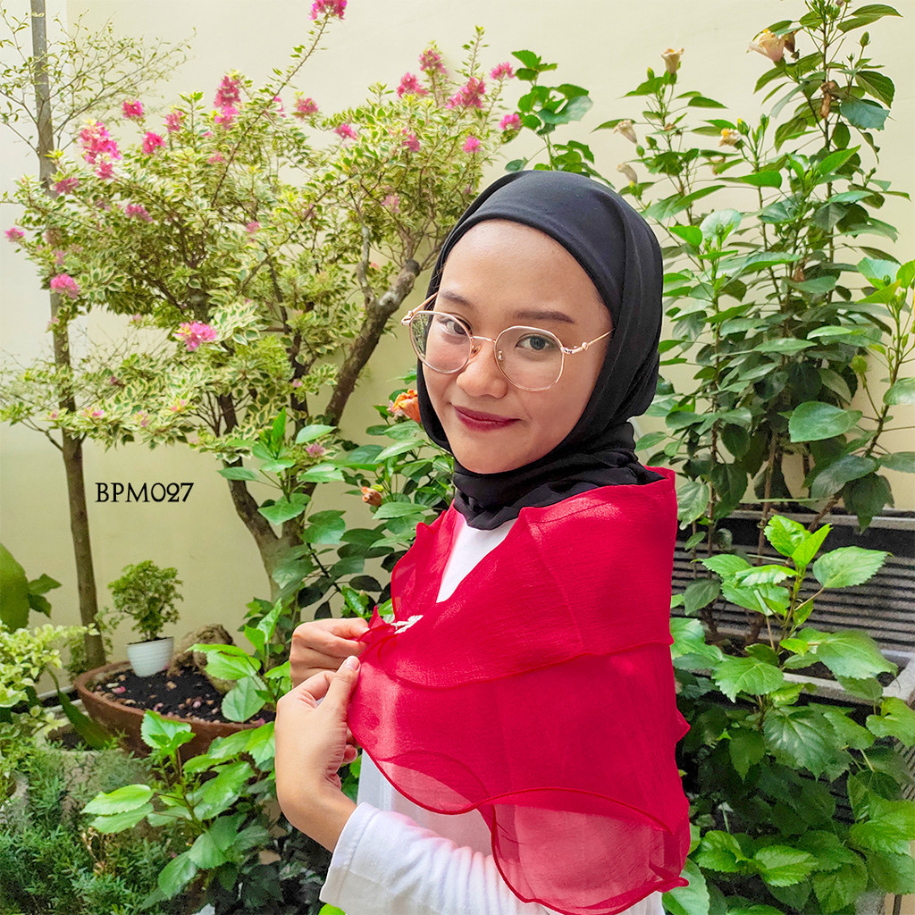 Bolero Maroon Wanita Aksesoris Pesta Bpm027