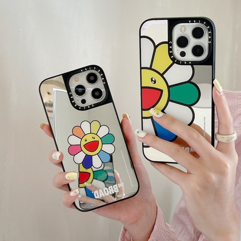 í Takashi Murakami Sunflower The Broad Casetify Phone Case for iPhone 15 14 13 12 11 Pro Max Plus , 