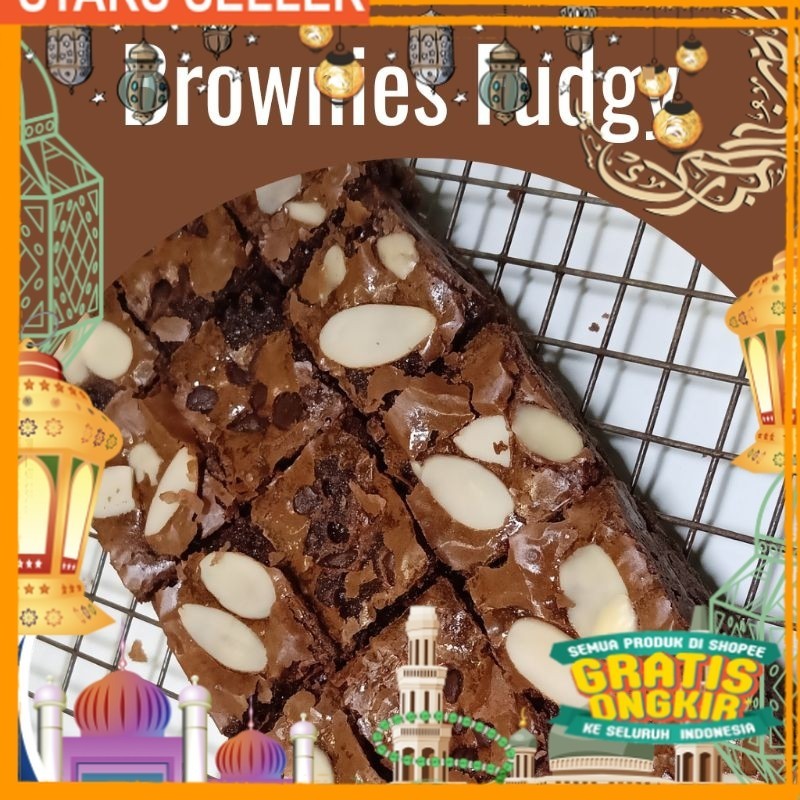 

Brownis Panggang | Fudgy brownies | nyoklat ukuran 20 x 10 cm/ King J Snack