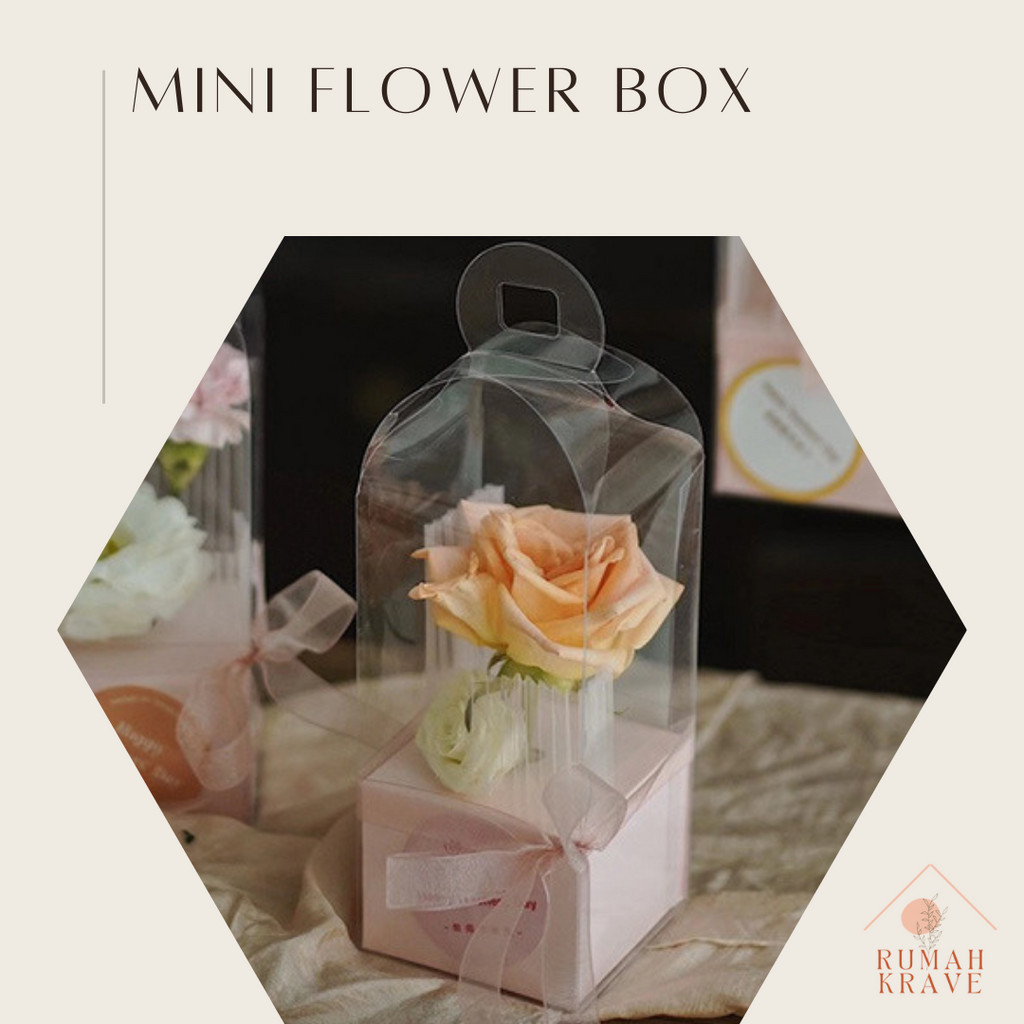 

RUMAH KRAVE - Mini Flower Box Portable Instan Buket
