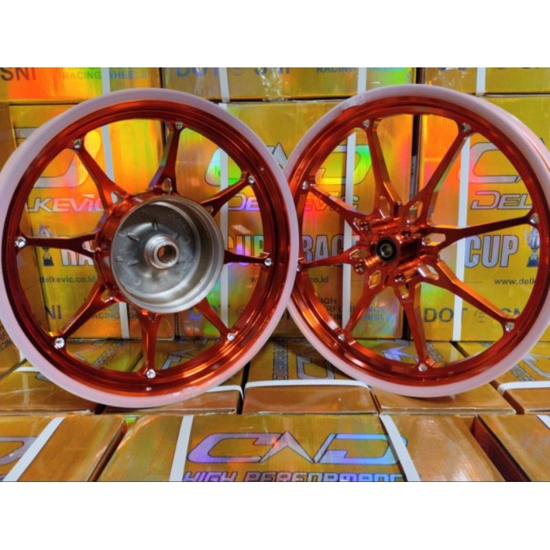 VELG PELAK DELKEVIC AK 88 MIO SPORTY MIO SMILE  VARIO 125 VARIO 150 BEAT SCOOPY VARIO 110 GENIO VELG