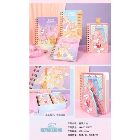 

[ATK BRO] ZX321002 Notebook Agenda Diary Enjoy My Life Buku Spiral DIARY