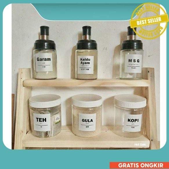 Rak make up/ rak susun kayu/ rak bumbu susun/ rak minimalis/ rak serbaguna/ rak kayu halus