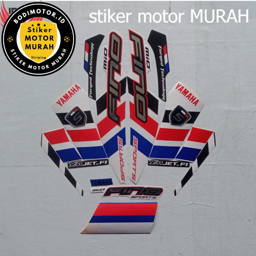 Striping Stiker List Body Honda Fino 2014 Stiker Lis Standar Motor Honda Fino 2014 Standar List Stik