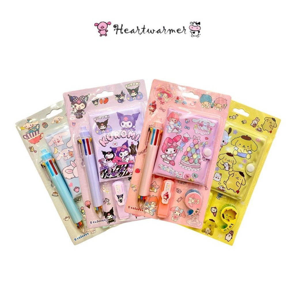 

Alat Tulis Set Note B Sanrio Series + Pen 4in1