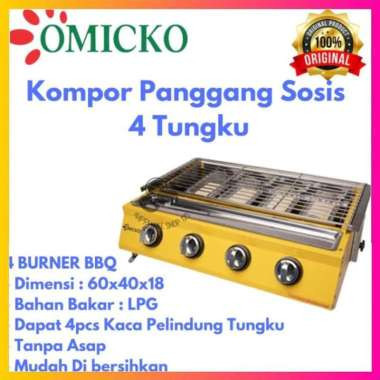 KOMPOR PEMANGGANG SOSIS 2/3/4/6 TUNGKU LR-Q2-B LR-Q3-B LR-Q4-B KOMPOR BAKSO BAKAR PANGGANG OMICKO GA