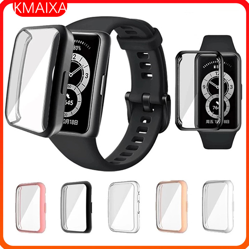 Case for Huawei Band 7/6/6pro Honor Band 7/6 Case Huawei Band 7 TPU Soft Layar Bumper Screen Protect