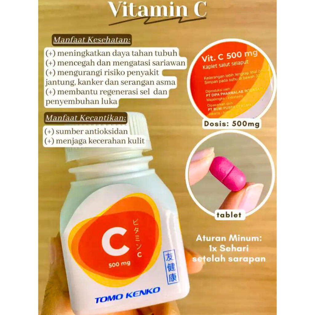 SALE Vitamin Tomo Kenko - Vitamin Tomo Kenko 500 Mg - Pemelihara Daya Tahan Tubuh