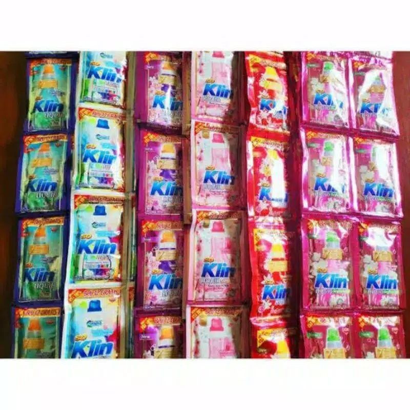 NEW 3 Soklin cair renceng , soklin liquid, sabun cuci baju cair murah