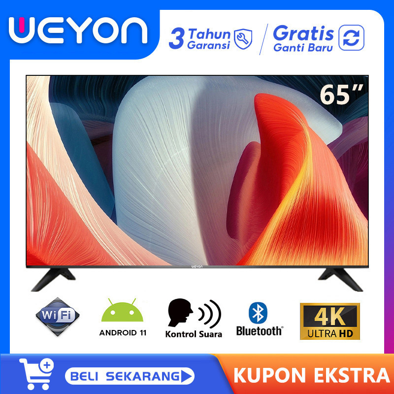 promo ramadhan Weyon Android Smart TV 65 inch UHD 4K 32/40/50/55 inch Televisi