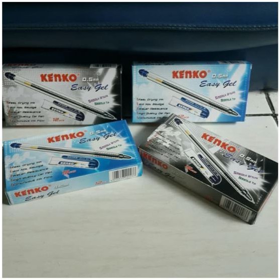 

Kenko Pulpen Easy Gel 0.5mm ( Hitam & Biru )