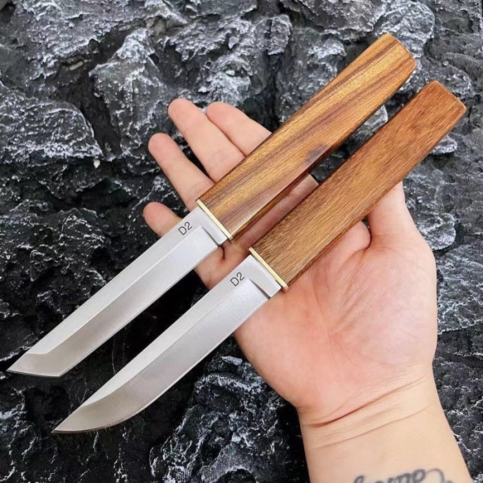 Fixed Blde Dual Knife Tanto D2