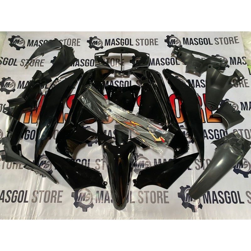 Cover Full Body Supra X 125 Lama / Supra X 125D Hitam