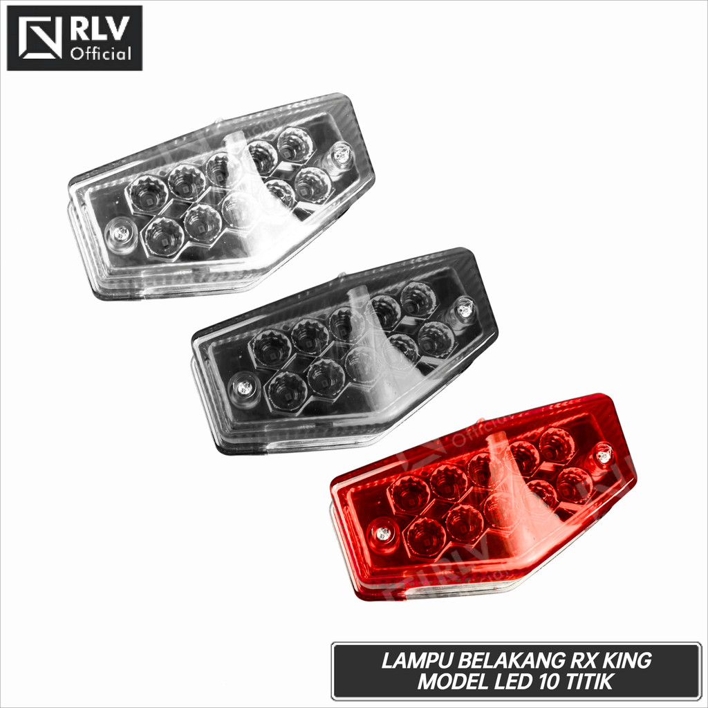 Lampu Stop Rx King LED Stoplamp 10mata Rx King New - Lampu Belakang Motor
