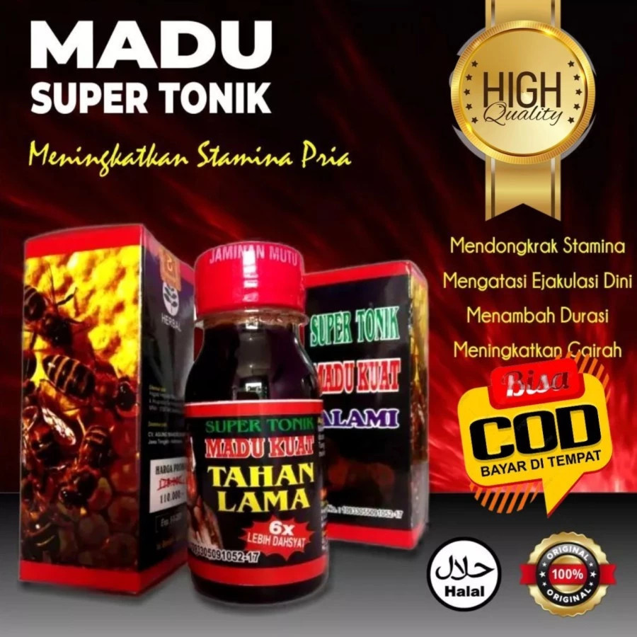 

[ori100%] MADU SUPER TONIK MADU KUAT PRIA DEAWASA