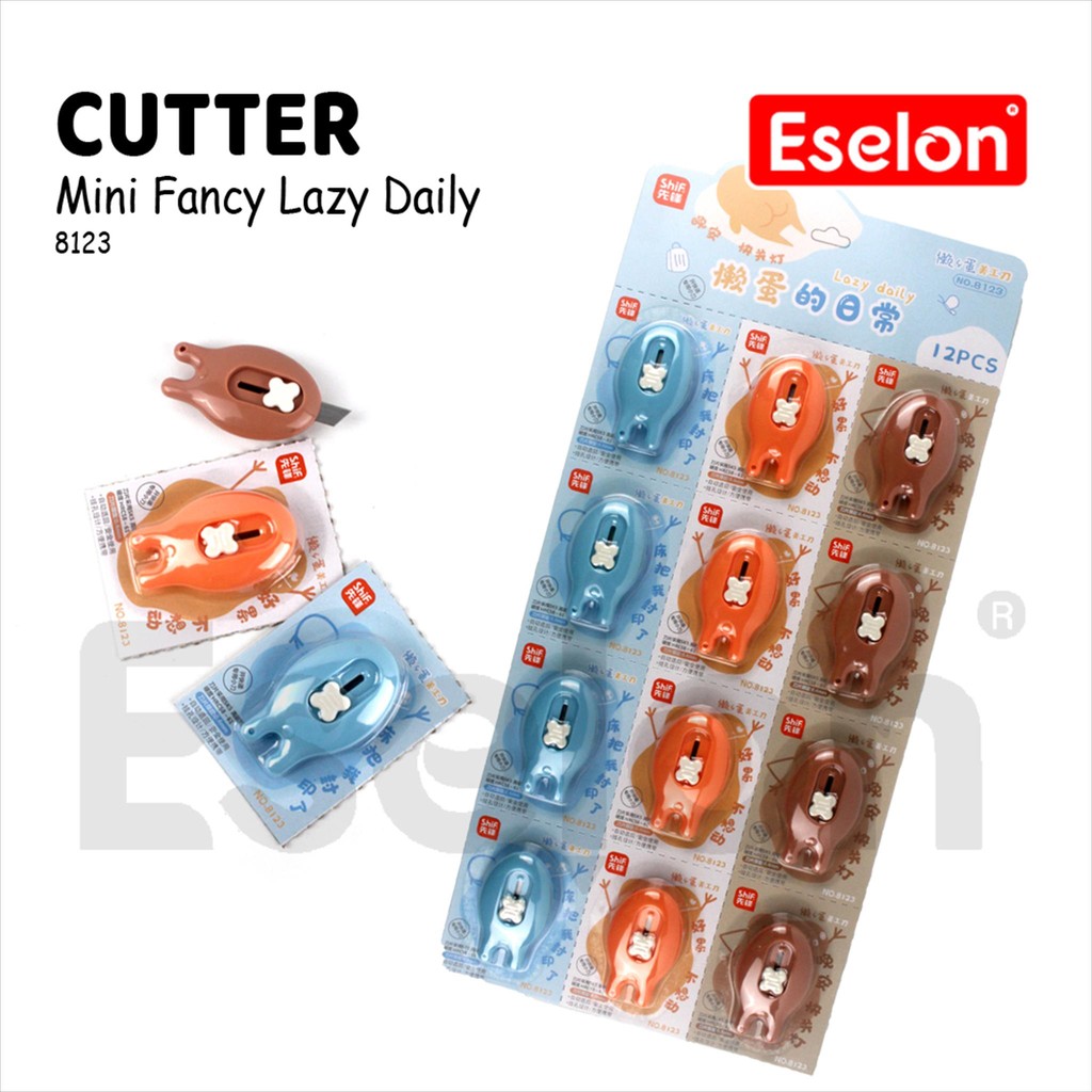 

1buah Cutter Mini Karakter/ Cutter Mini Bentuk 8123