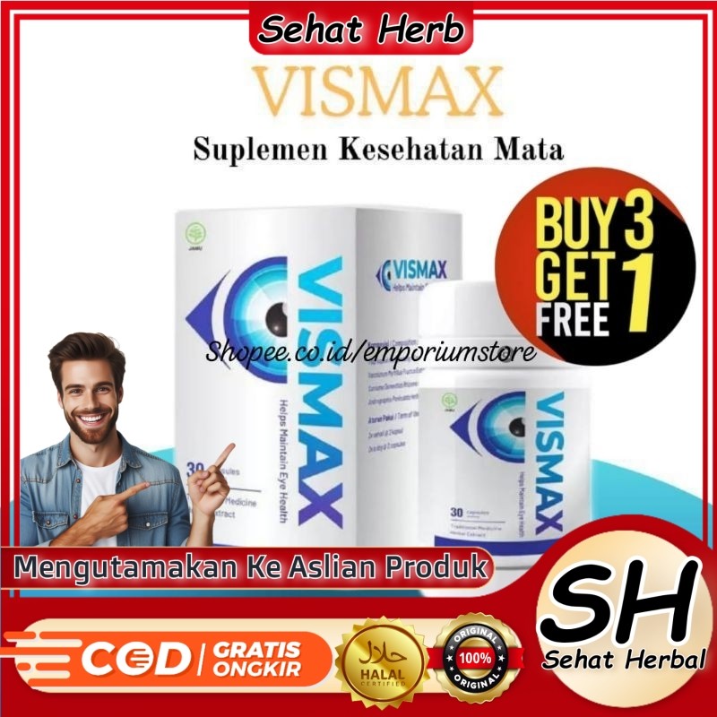️      (   )          Vismax Asli Original Obat Mata Minus Plus Obat Rabun Obat Katarak Obat Miopi V