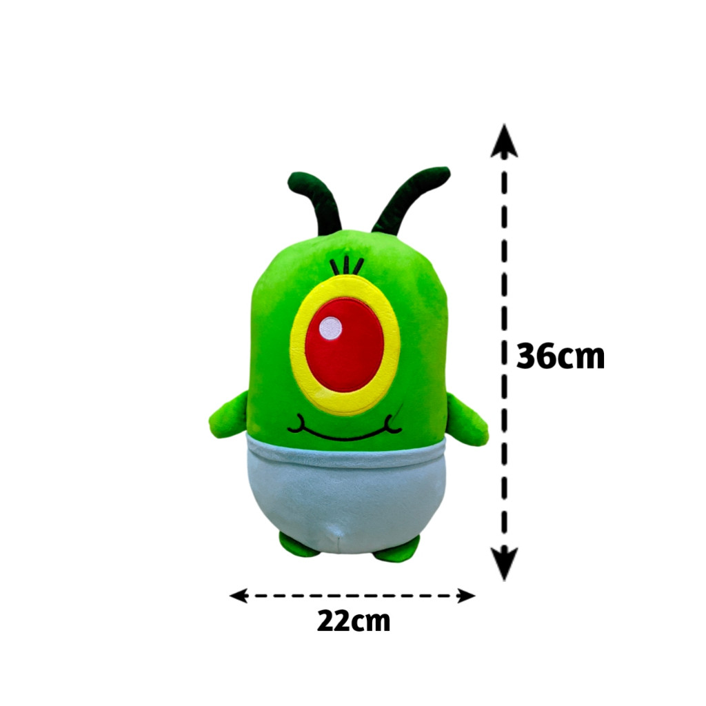 Boneka Plankton Bordir Spongebob Squarepants Plankton Ukuran L