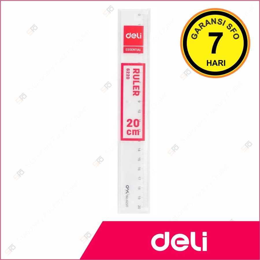 

Penggaris Deli 20cm - E6220 - Codeline Stationery