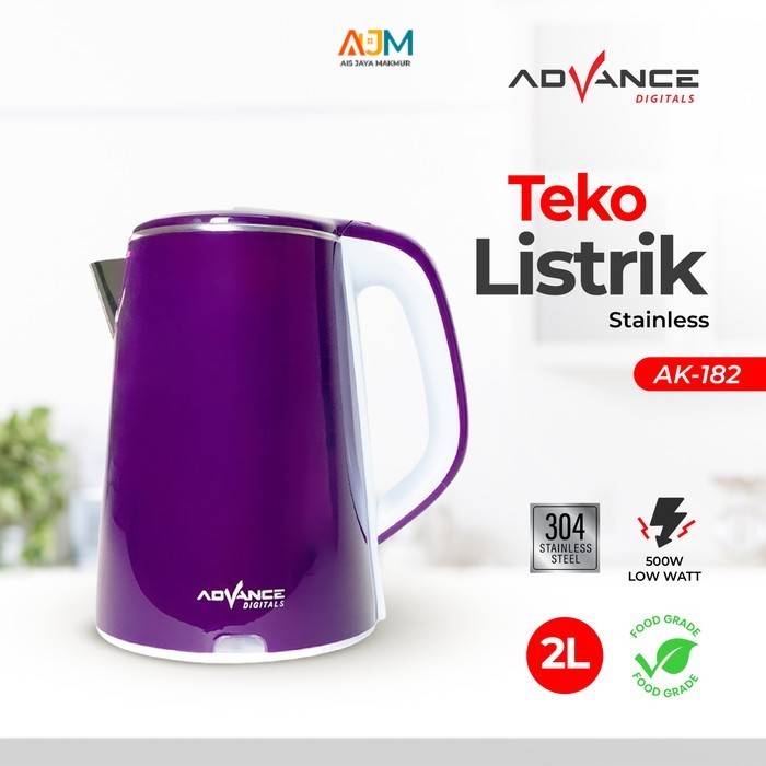 Kettle Elektrik Advance AK-182 Teko Listrik Advance