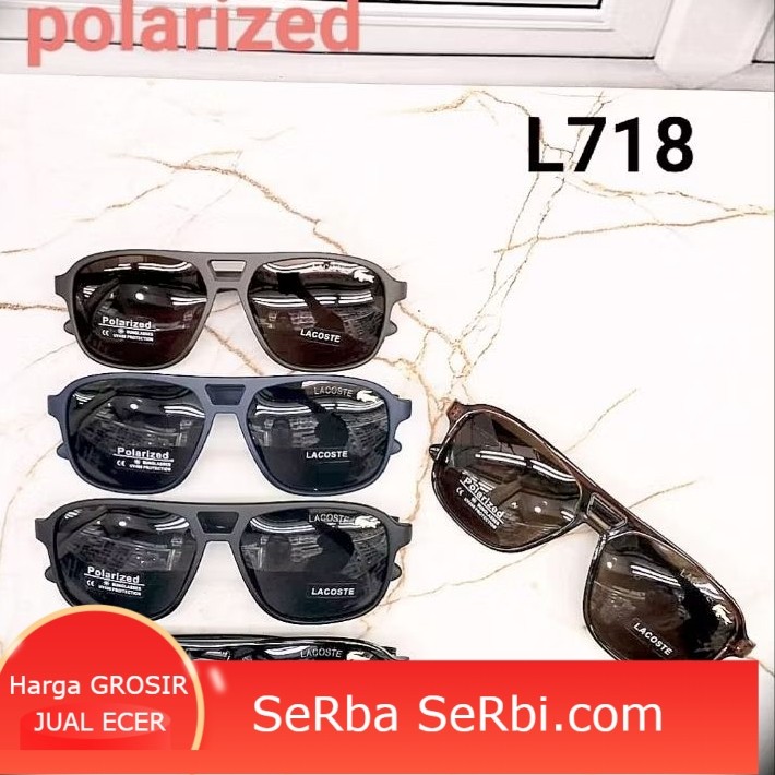 [Polar L718]Kacamata Polarized Kaca Mata Tembus Air Unisex Pria Wanita Cowok Cewek Dewasa Lensa Hita