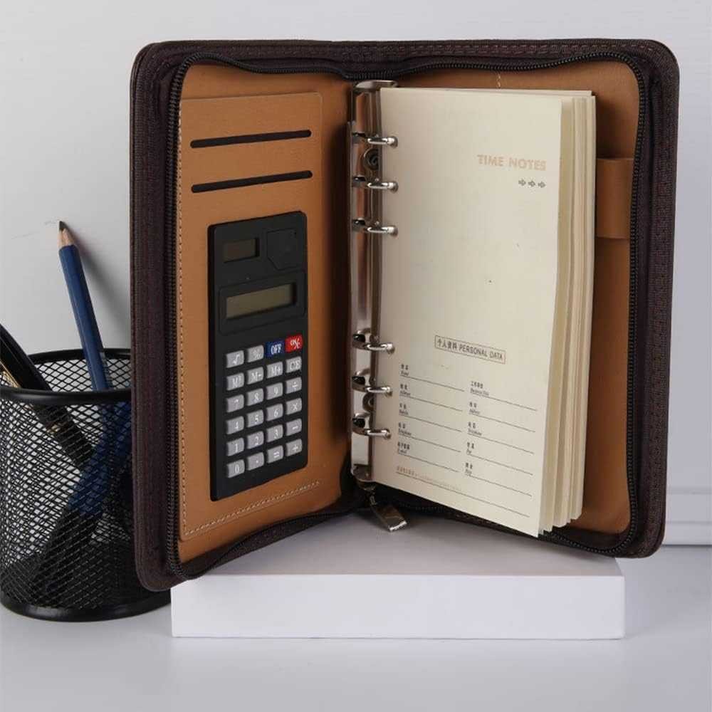 

Parma Buku Catatan Note Cover Kulit Sintetis dengan Kalkulator Y8302 Quality