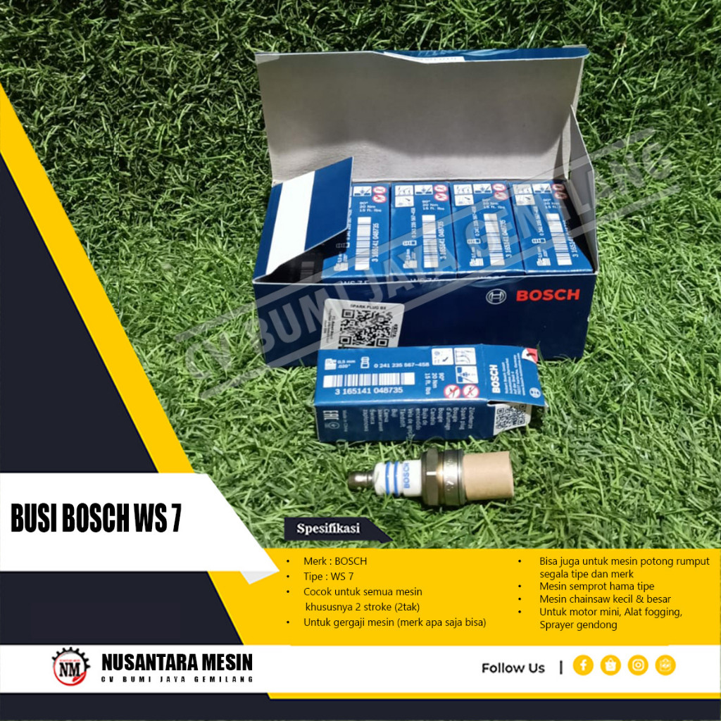 BUSI POTONG RUMPUT BOSCH WS 7