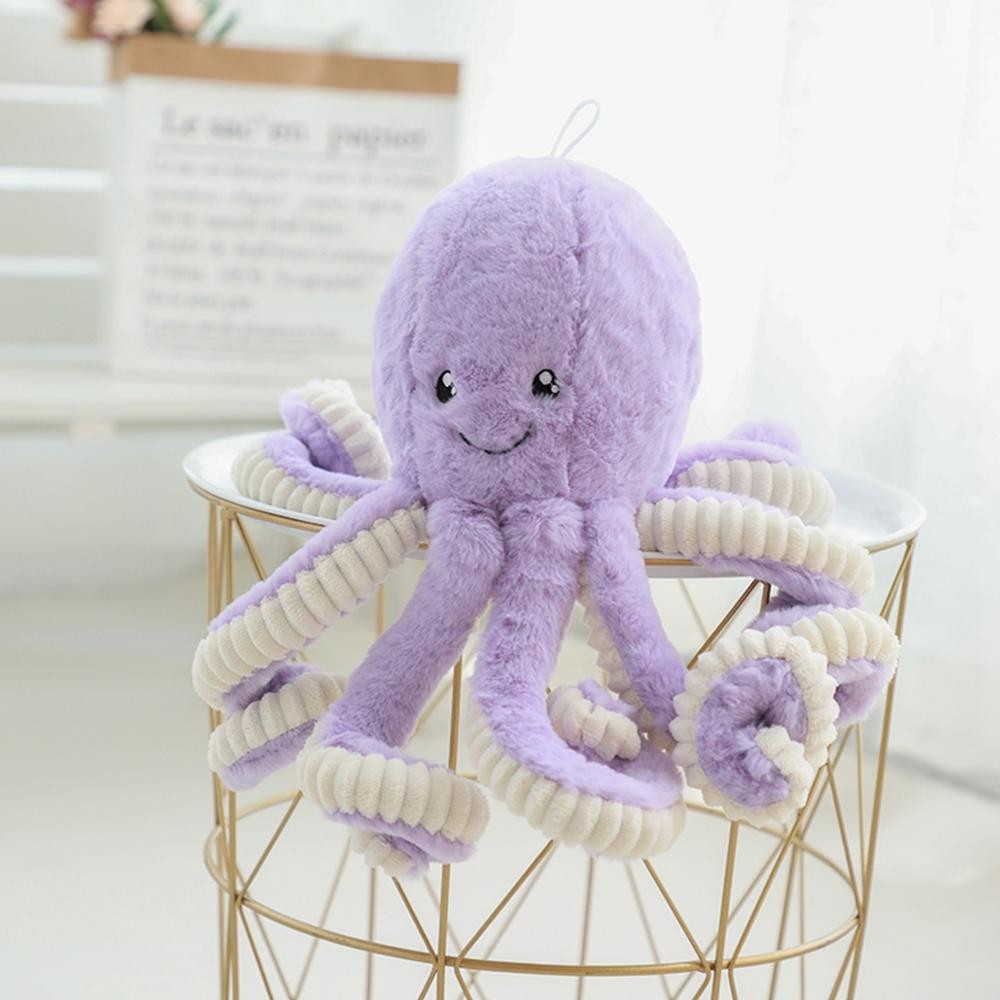 Hot Sale 40-80cm Lovely Simulation Octopus Plush Stuffed Toys Soft Kawaii Octopus Animal Home Access