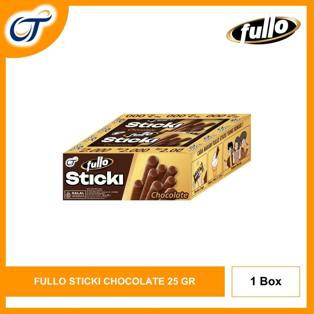 

Fullo Sticki Chocolate 25 Gram [1 Box 12 Pcs]