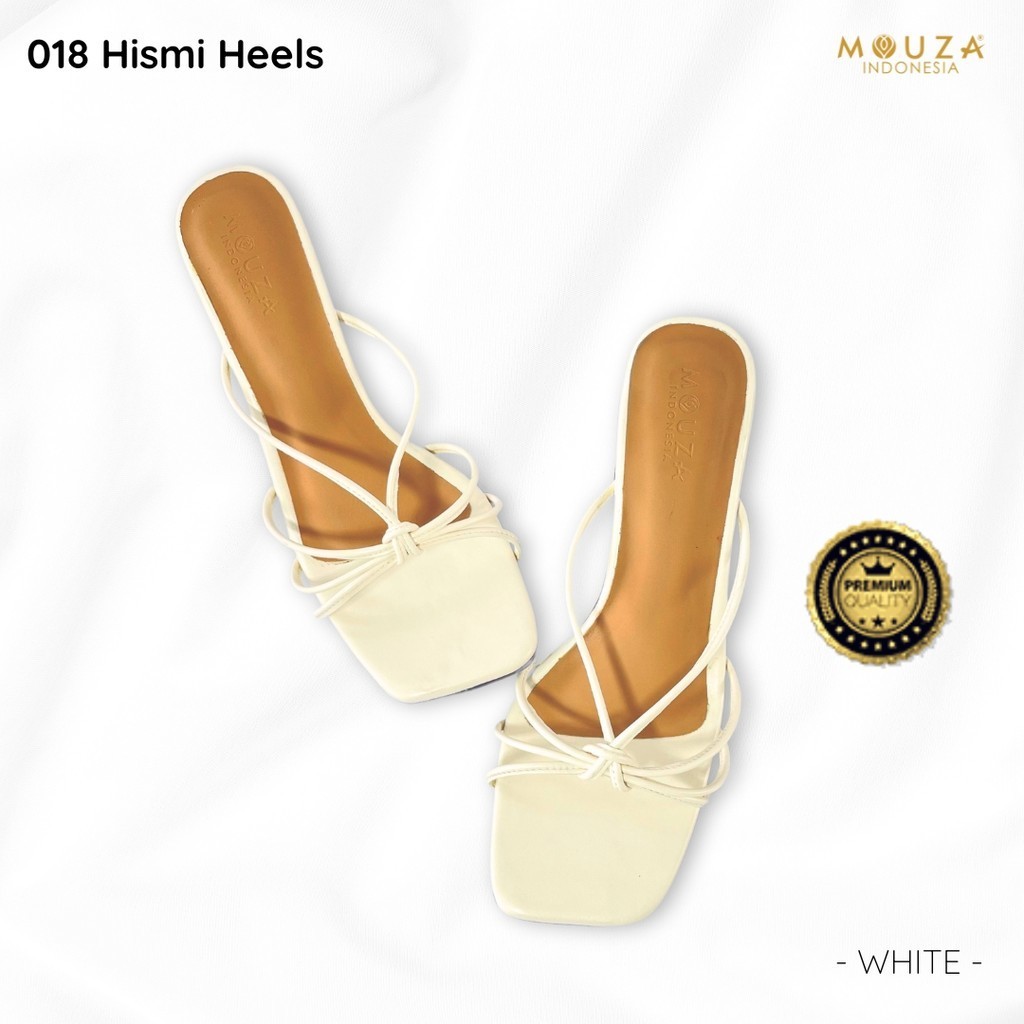 MOUZA - HISMI HEELS Sandal Wanita Model Terbaru  - Sandal Heels Wanita - Sandal Heels Wanita Kekinia