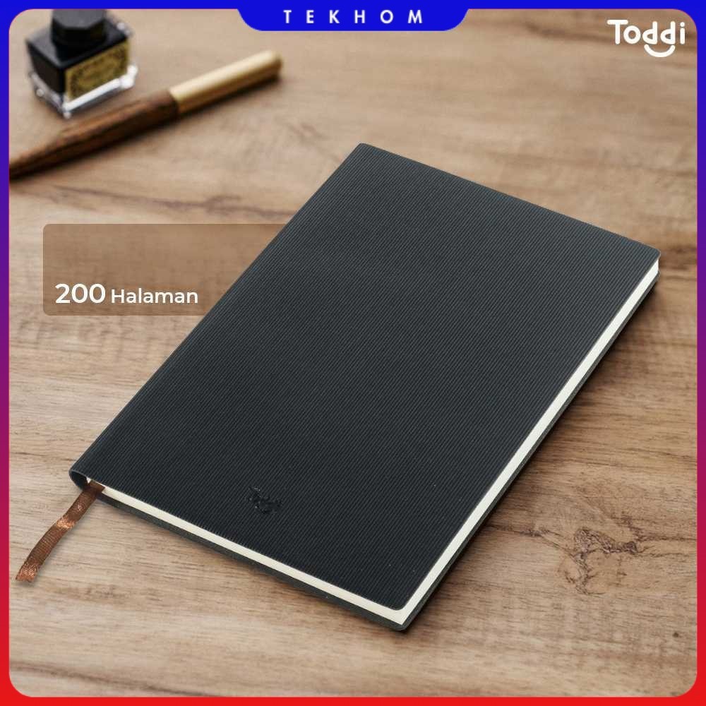

Toddi Buku Jurnal Leather Notebook Diary 68GSM 200 Halaman Grid - TD100