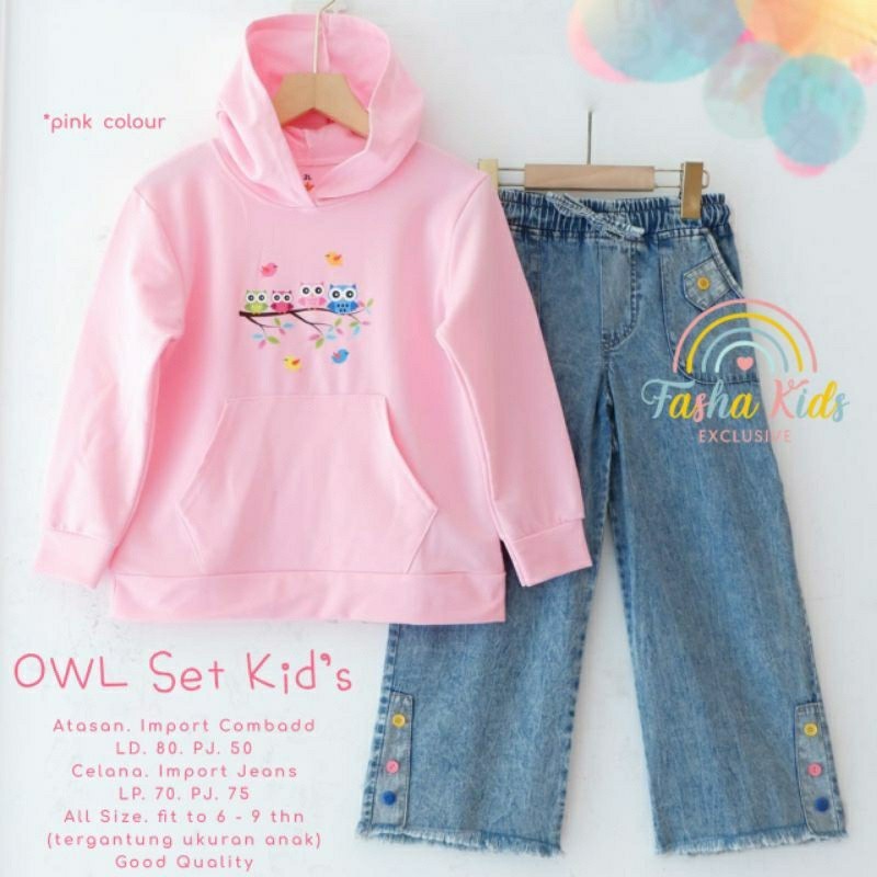 Owl Set Teen Kids (Fasha Kids)