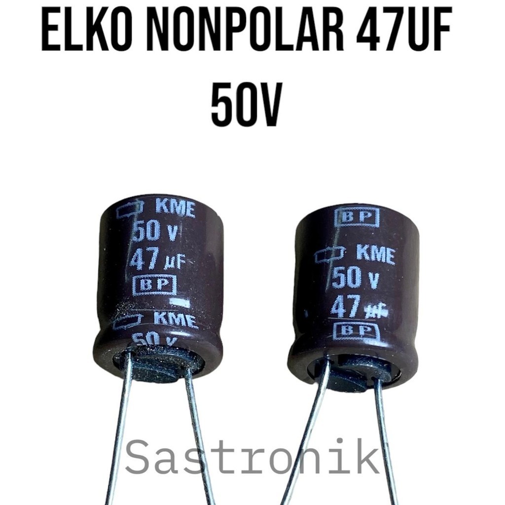 elko 47uf 50v nonpolar bipolar ready