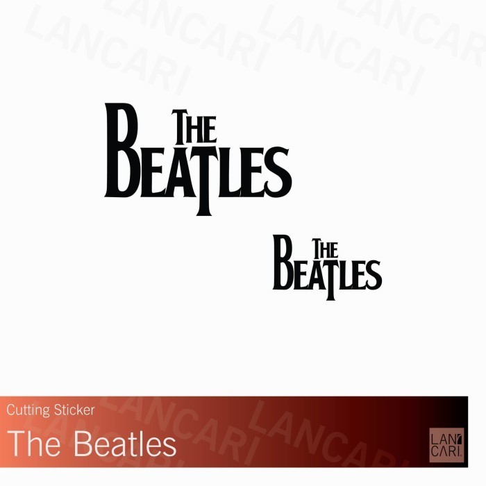 

Sticker Cutting the beatles logo icon Vinyl cut Stiker