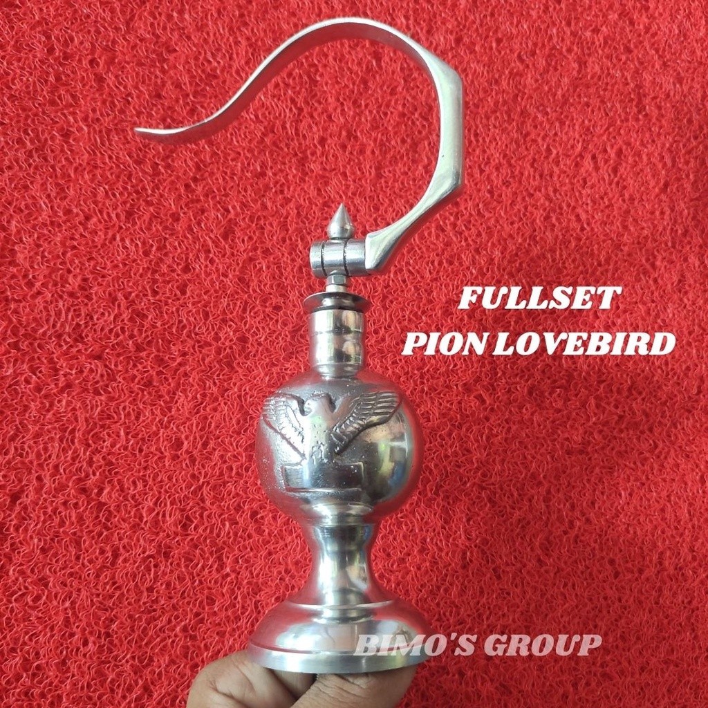 GANTUNGAN SANGKAR LIPAT FULLSET PION GANTUNGAN SANGKAR LOVEBIRD PLECI KOLIBRI KONIN PLUS PION BESI S
