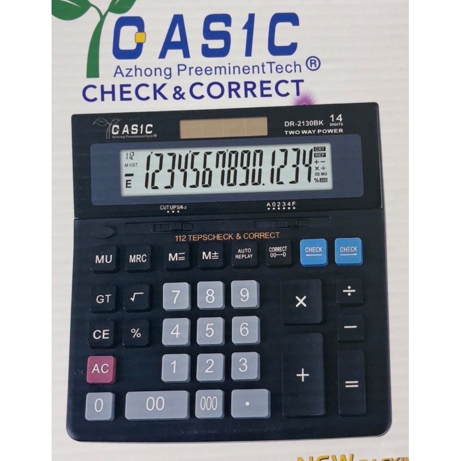

kalkulator akuntansi 12 digit / kalkulator casic / kalkulator