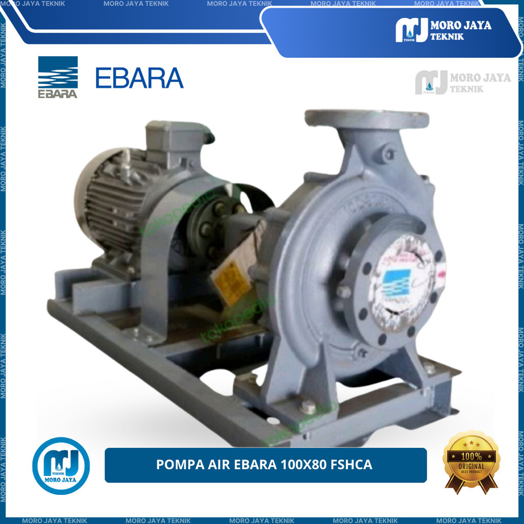 Pompa Air Ebara 100X80 FSHCA 45 Kw 3000 Rpm (Ebara Transfer Pump)