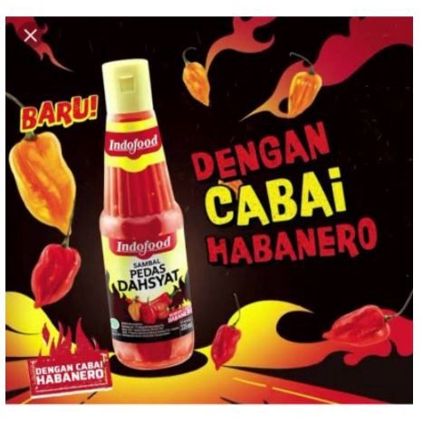 Indofood Sambal Pedas Dahsyat 275 ml (Habanero)