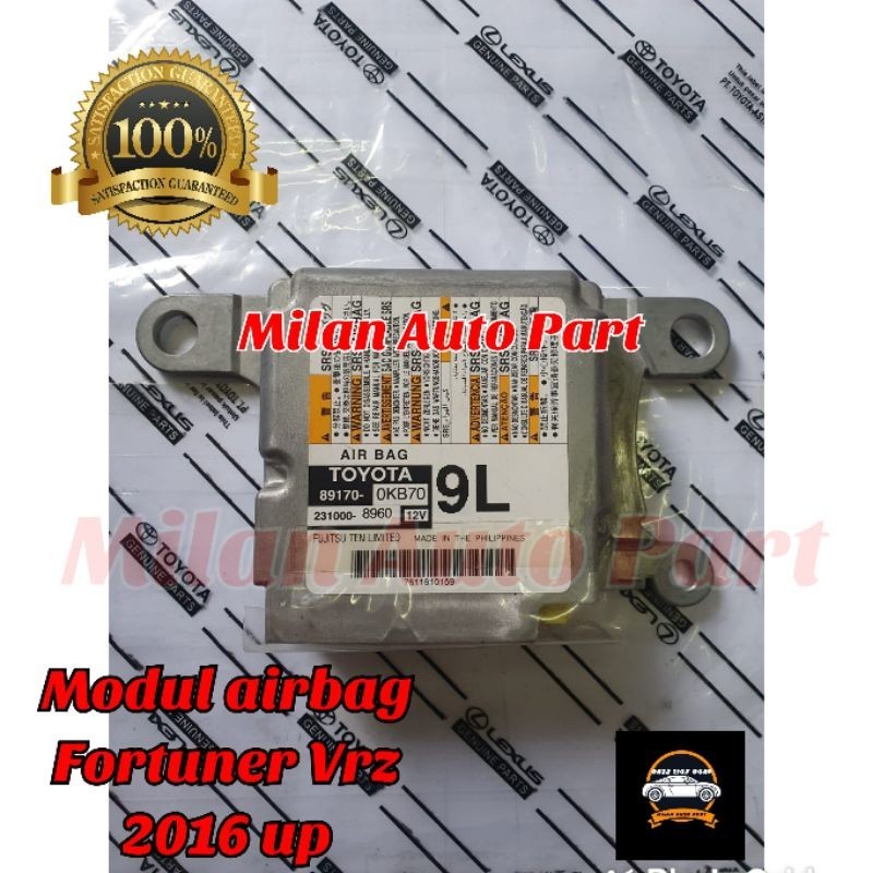 Modul airbag air bag Fortuner Vrz 2016 up 89170-0KB70 89170 - 0KB70 Original Asli