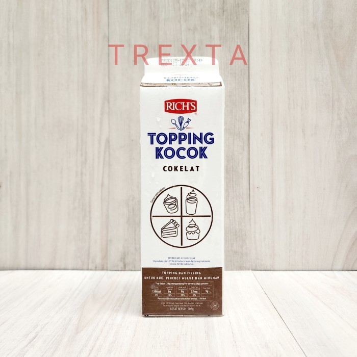 

Richs Whip Topping Chocolate - 907G