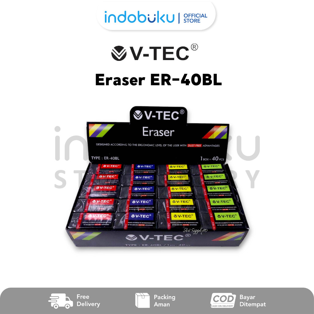 

Eraser Penghapus V-Tec ER-40BL