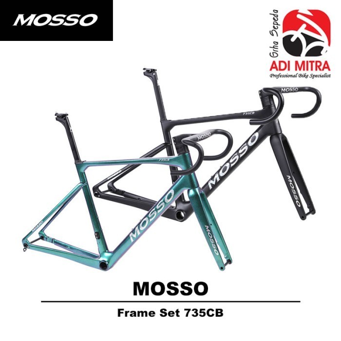 Mosso 735CB Frame Set Sepeda Road Bike Full Carbon Disc Brake [700C]
