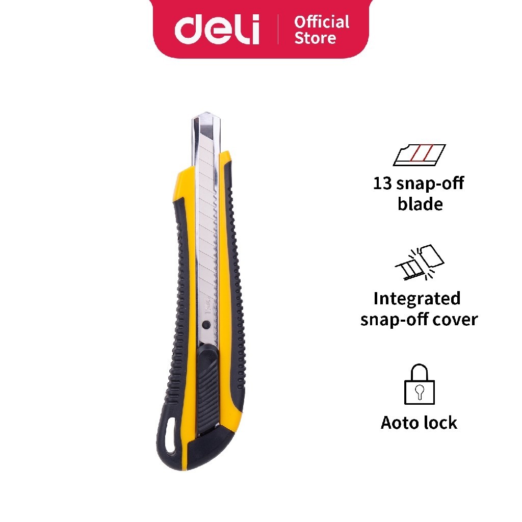 

Cutter Deli Pisau Baja SK5 Kunci Otomatis - E2039