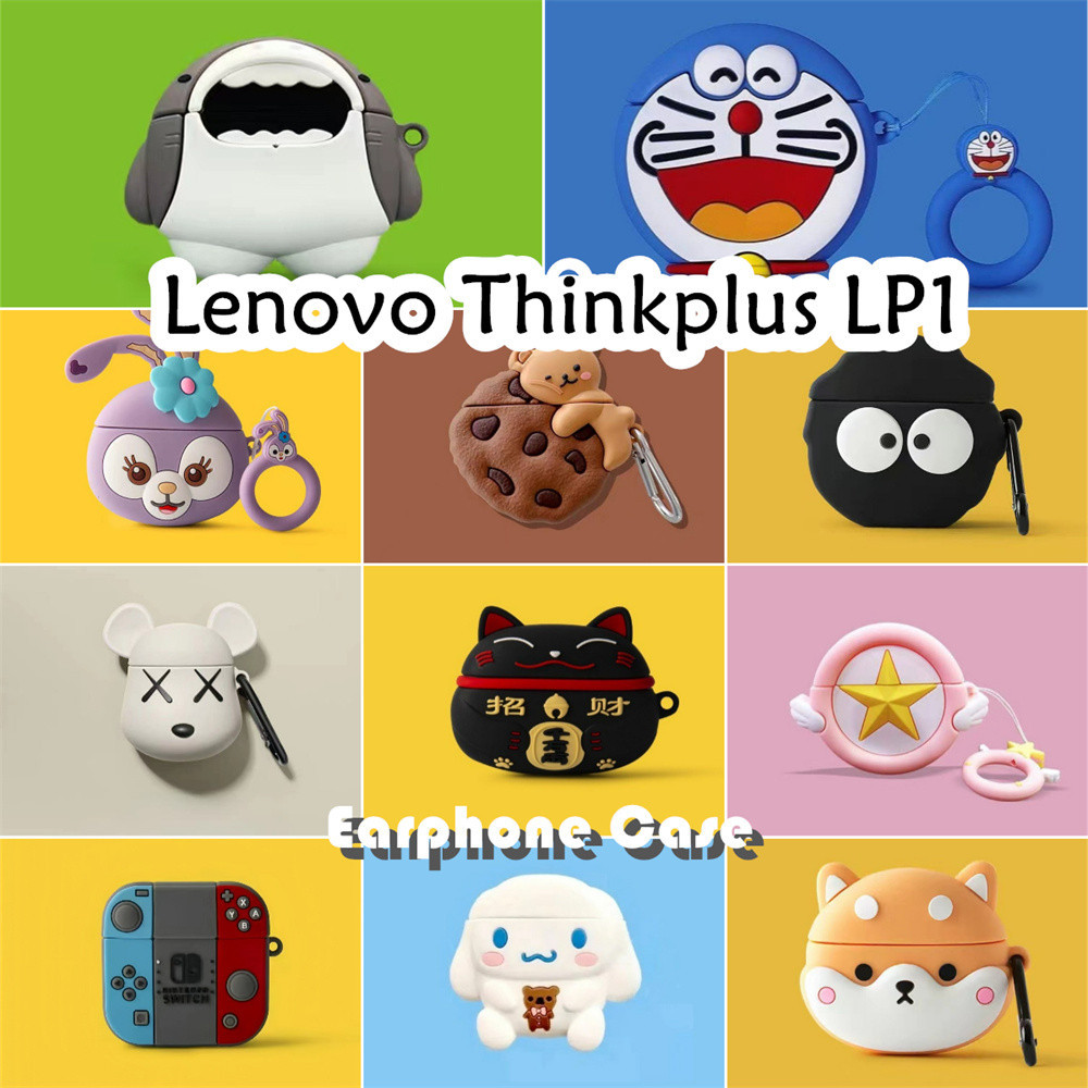 3Cideas Untuk Lenovo Thinkplus LP1 Case Trendi Kartun Batman Soft Silicone Earphone Case Cover