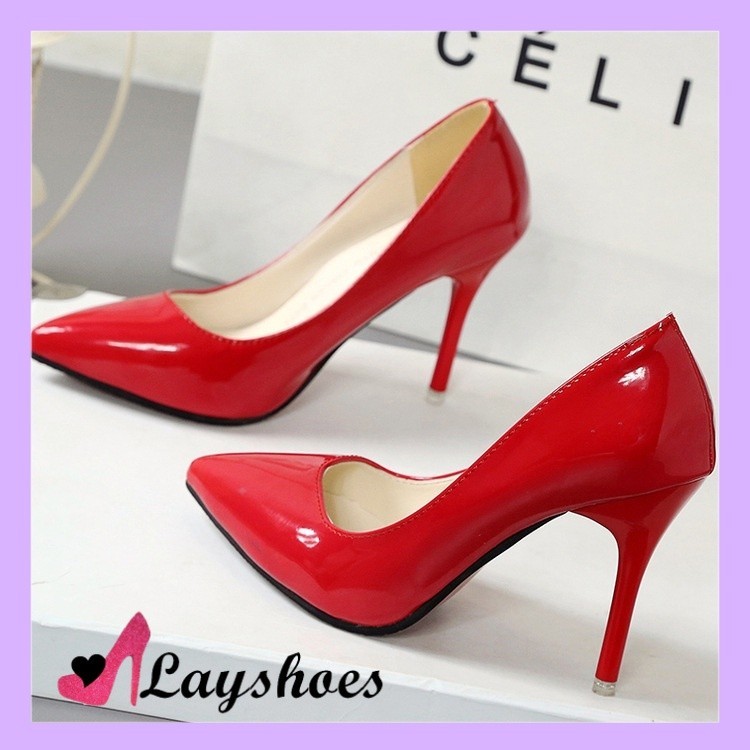 LAYSHOES FASHION KOREA Sepatu Wanita Heels Tinggi Sepatu Kerja Fashion Korea