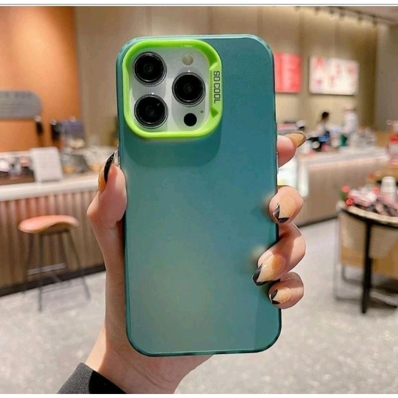 Softcase Casing OPPO RENO 4F Case Silikon Hybrid IMD Matte Plate Hologram For OPPO Bahan Bagus Tahan