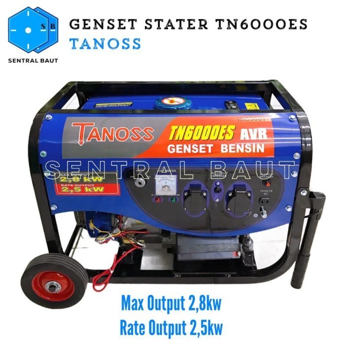 Genset Stater TN6000ES Merk TANOSS