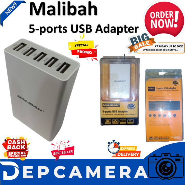 malibah 5-ports USB Adapter Original 5 ports