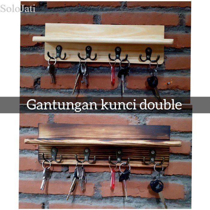 

Rak Kunci Dobel/ Gantungan Kunci Dobel/ Gantungan Baju/ Rak Kuningan - Rak Dobel Bakrn murah