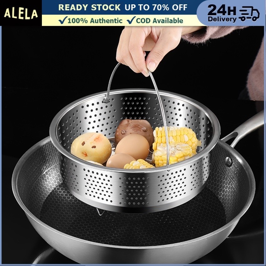 Alela Tatakan Kukusan Keranjang ​Kukus Nasi Steamer Basket Stainless Steel